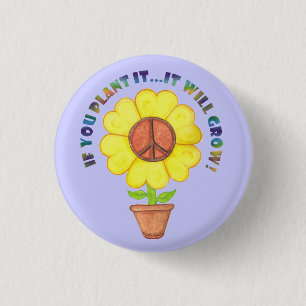 Plant Peace Button