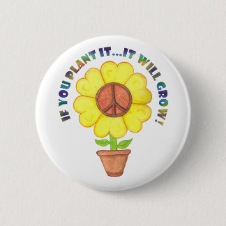 Plant Peace Button