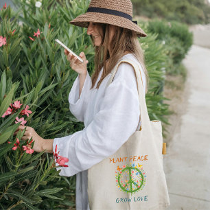 Plant Peace Tote Bag