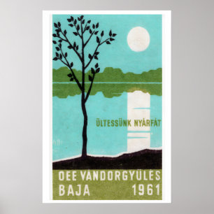 Plant Poplar Trees! - Matchbox Print - Aesthetic