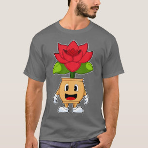Plant pot Rose Flower T-Shirt