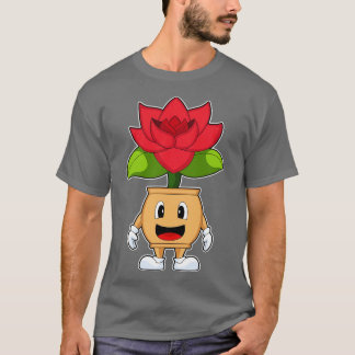 Plant pot Rose Flower T-Shirt