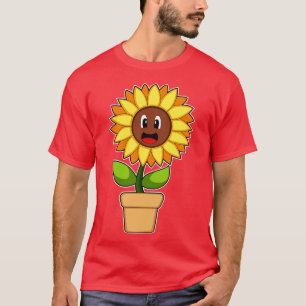 Plant pot Sunflower Flower T-Shirt