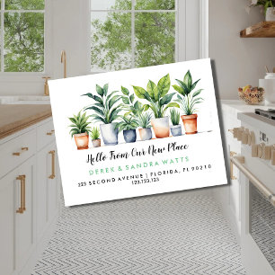 Plant Pots Change of Address Flyer We’ve Moved