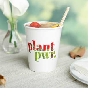 Plant Power Paper cup