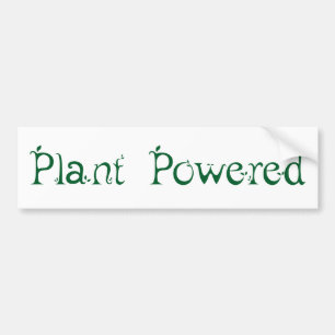 Plant Powered Bumper Sticker