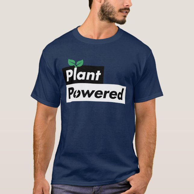 Plant Powered - Men's T-Shirt (Front)