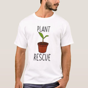 Plant Rescue Botany Gardener Botanist Gardening Fl T-Shirt
