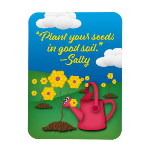 Plant Seeds Large Magnet