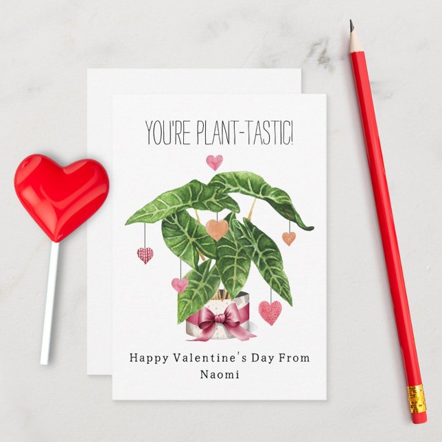 Plant-tastic Pun Classroom Valentine  (Creator Uploaded)