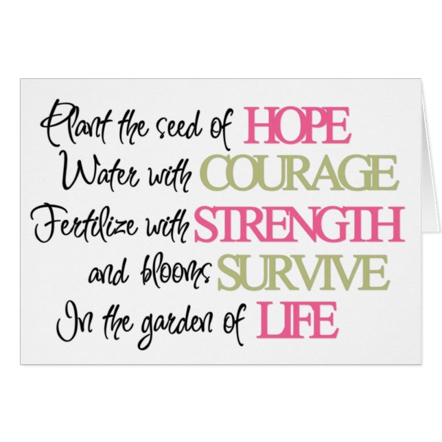 Plant the seed of HOPE (Front Horizontal)