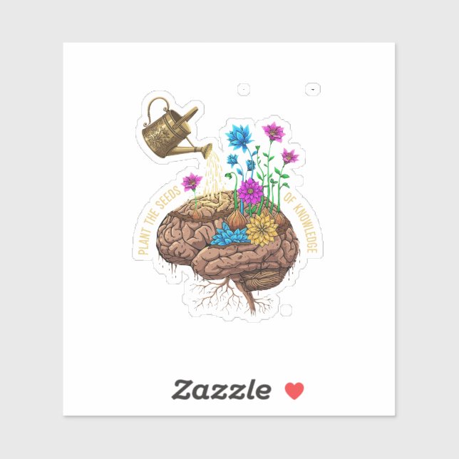 Plant the Seeds of Knowledge | Inspirational Brain (Sheet)