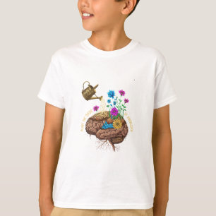 Plant the Seeds of Knowledge   Inspirational Brain T-Shirt