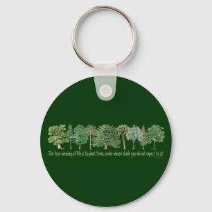 Plant Trees Key Ring