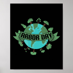 Plant Trees Von Arbor Day Be An Environmentalist Poster