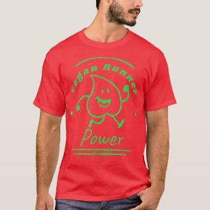 Plant Vegetarian Run Runner Green Smile Vegetables T-Shirt