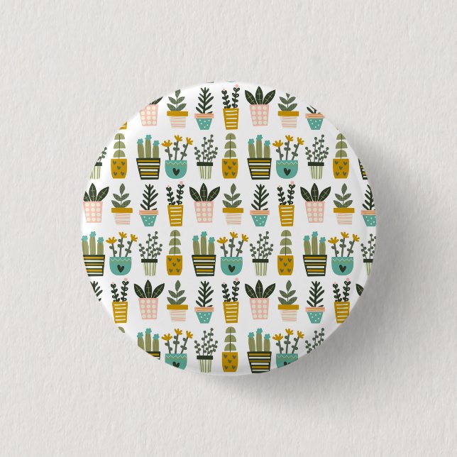 Plant Wall Art 3 Cm Round Badge (Front)