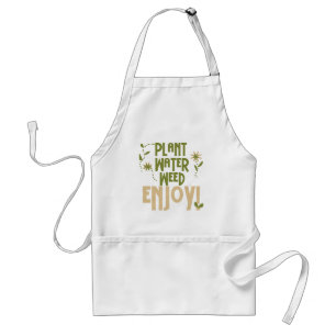 Plant Water Weed Enjoy Standard Apron