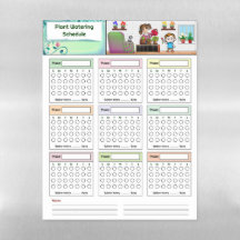Plant Watering Schedule