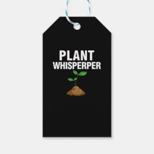 Plant Whisperer, Funny Hobby Gardening Gift Tags