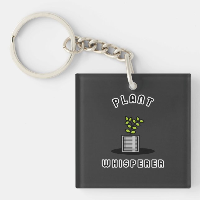 Plant Whisperer  Key Ring (Front)
