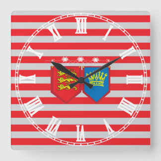 Plantagenets Square Wall Clock