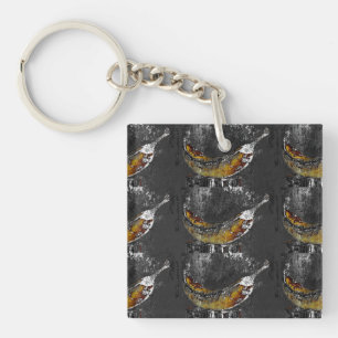 plantain plain key ring
