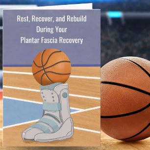 Plantar Fascia Recovery With Basketball  Card
