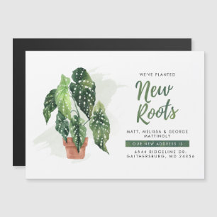 Planted New Roots New Address Moving Announcement