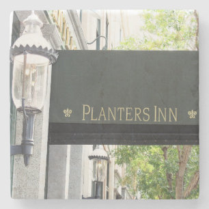 Planters Inn Charleston, SC. Marble Stone Coaster. Stone Coaster