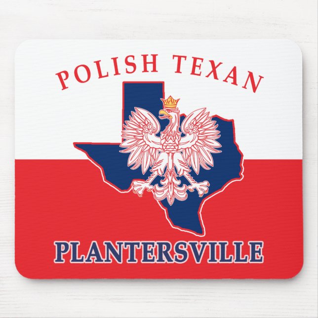 Plantersville Polish Texan Mouse Pad (Front)