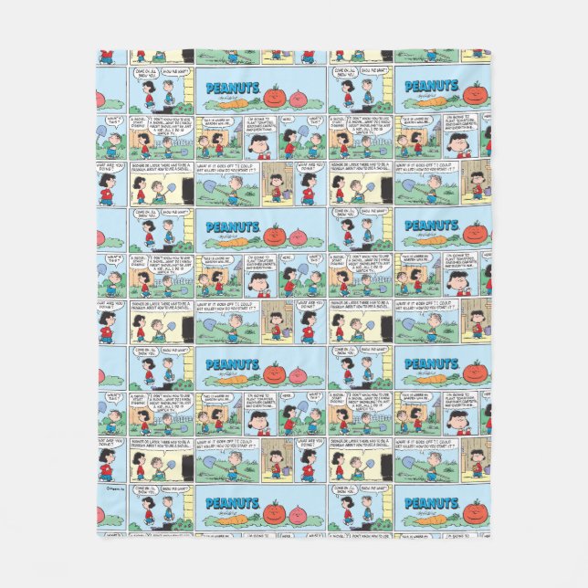 Planting A Vegetable Garden Fleece Blanket (Front)