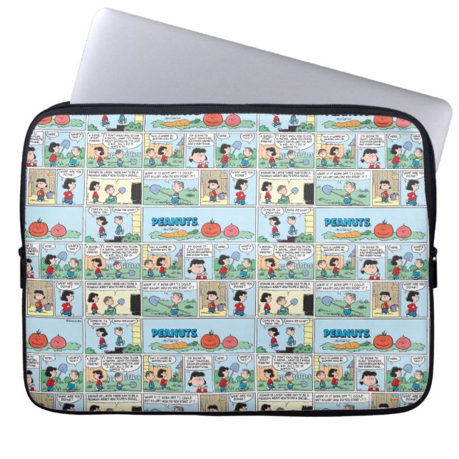 Planting A Vegetable Garden Laptop Sleeve (Front)