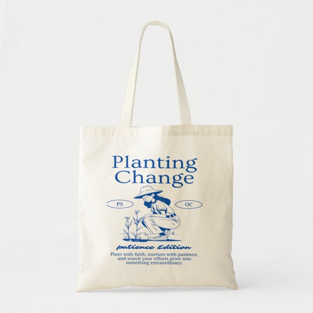 Planting Change Tote Bag | Everyday use (Front)