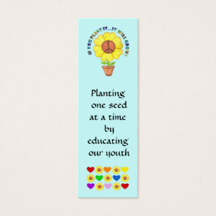 Planting Peace Bookmark