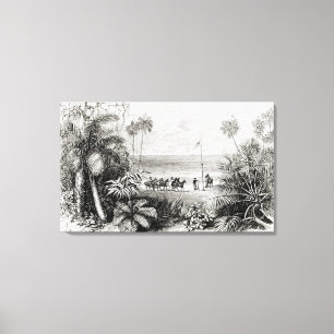 Planting the Flag Canvas Print