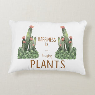 Plants and Flowers Decorative Cushion