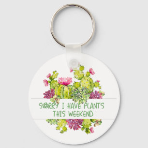 Plants and Flowers Key Ring