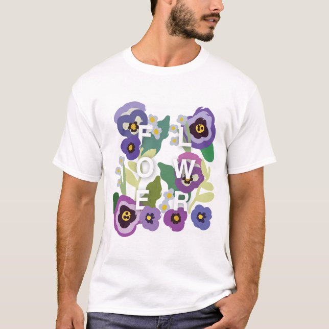 Plants and Flowers T-Shirt (Front)