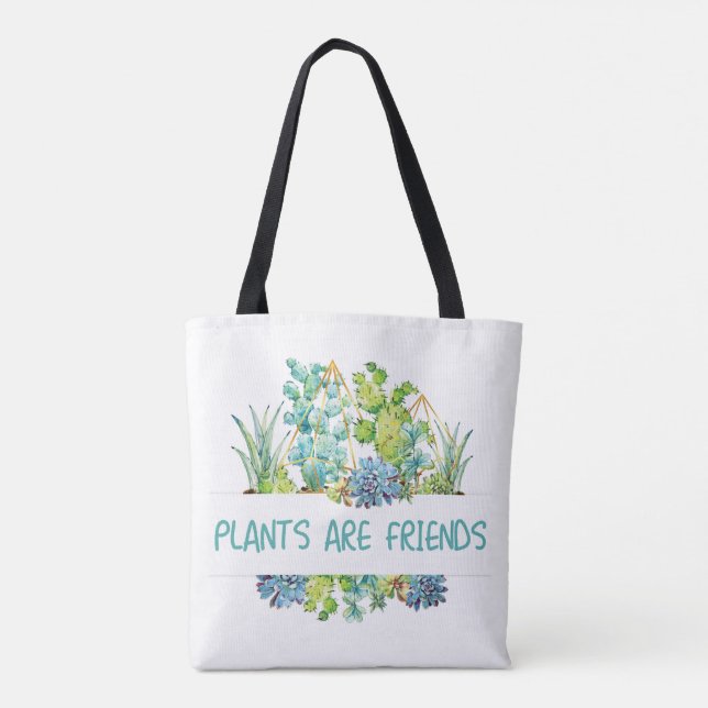 Plants anf Flowers Tote Bag (Back)