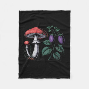 Plants are Edible Some Only Funny Gardening Humour Fleece Blanket