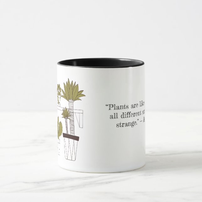 Plants Are Like People Mug (Center)