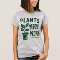 Plants before people funny gardening vintage retro