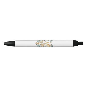 Plants & Coffee Funny Gardening Plant Lover Black Ink Pen