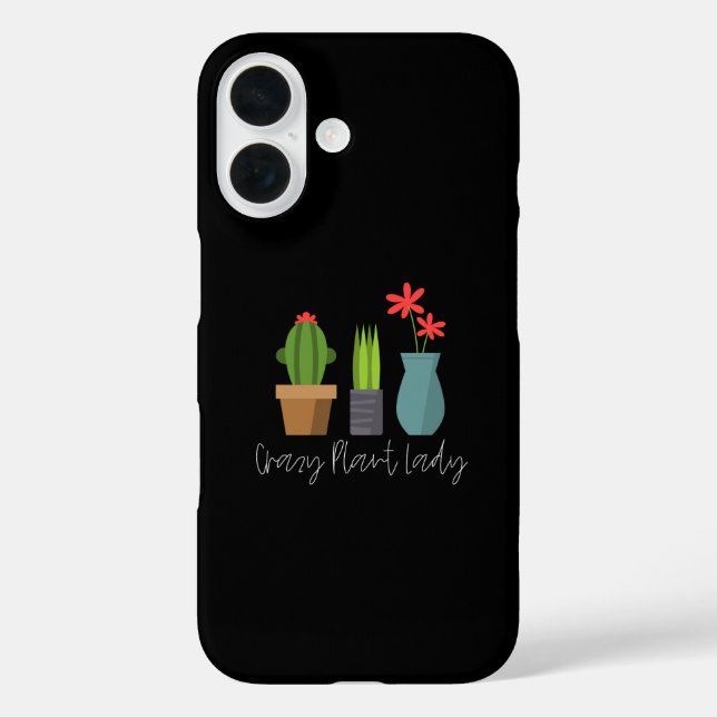 Plants - Crazy Plant Lady Case-Mate iPhone Case (Back)