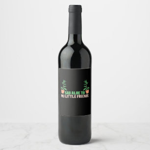 Plants Houseplants Gardener Wine Label