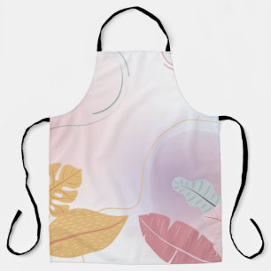 Plants leaves wallpaper background apron