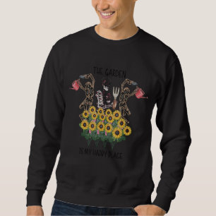 plants make people happy harden gardening 19 sweatshirt
