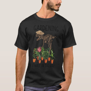 plants make people happy harden gardening T-Shirt
