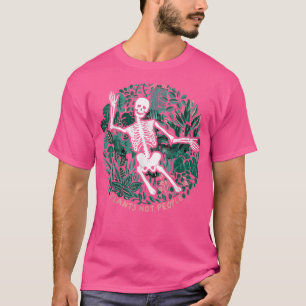 Plants Not People Skeleton Meditation Funny Plant T-Shirt